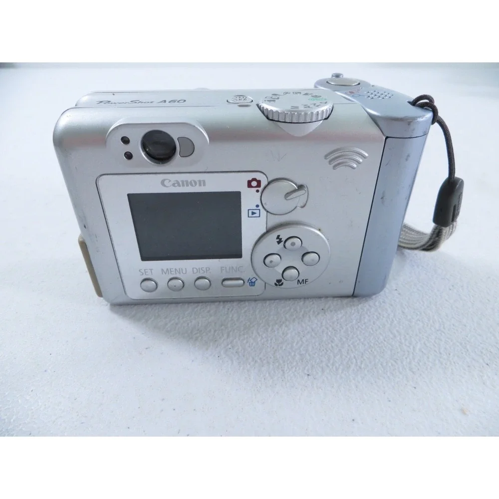 Canon PowerShot A60 2.0 MP Digital Camera AS IS FOR PARTS READ‎